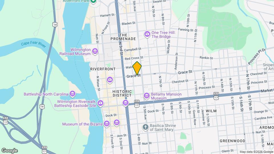 408 Grace St, Unit 2 Mapa y Detalles de la Ubicación
