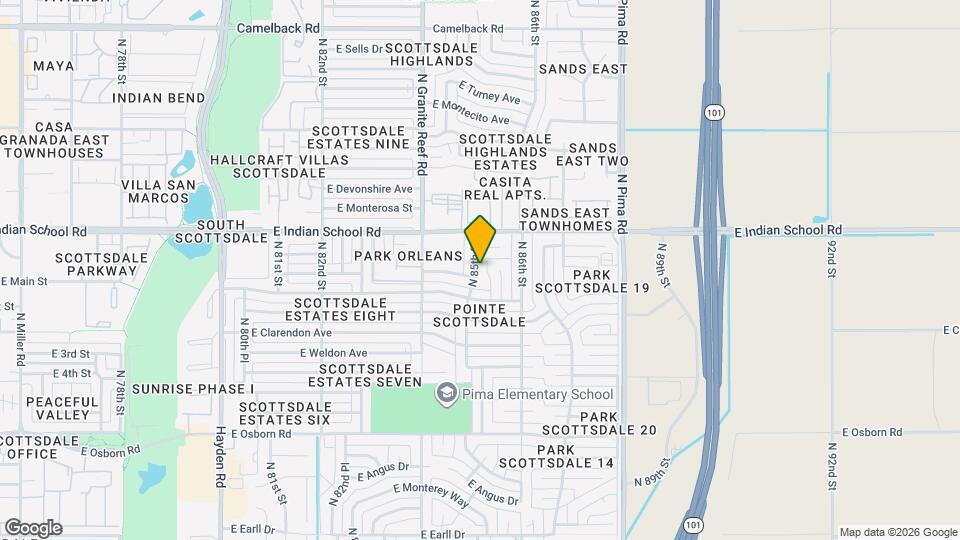 3919 N 85th St Map and Location Details