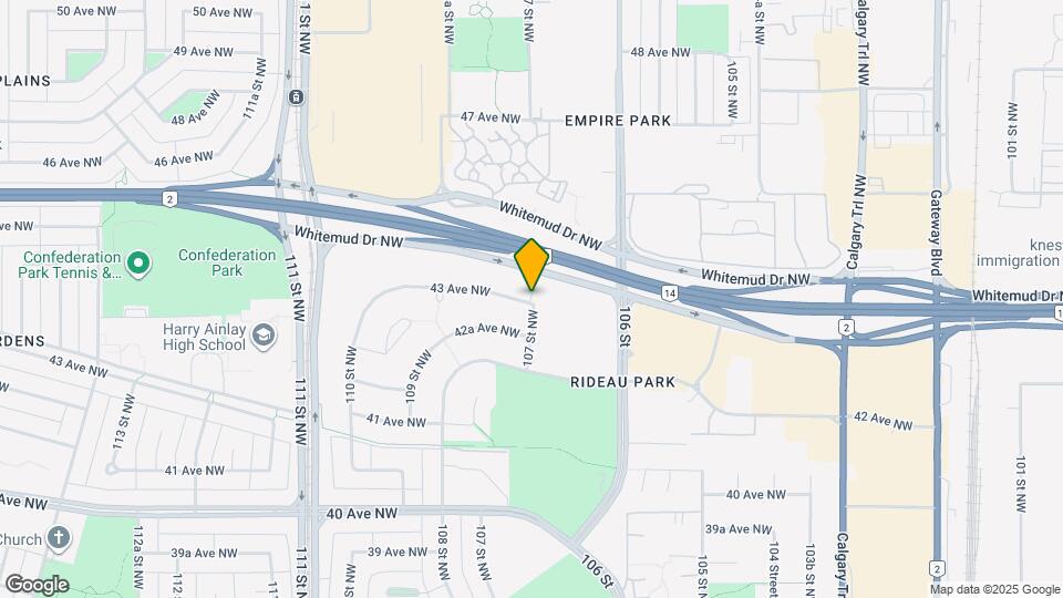 10704-10743 43 Ave NW Map and Location Details