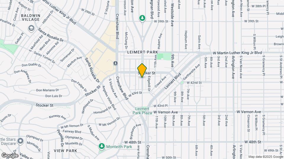 4225 Degnan Blvd Map and Location Details