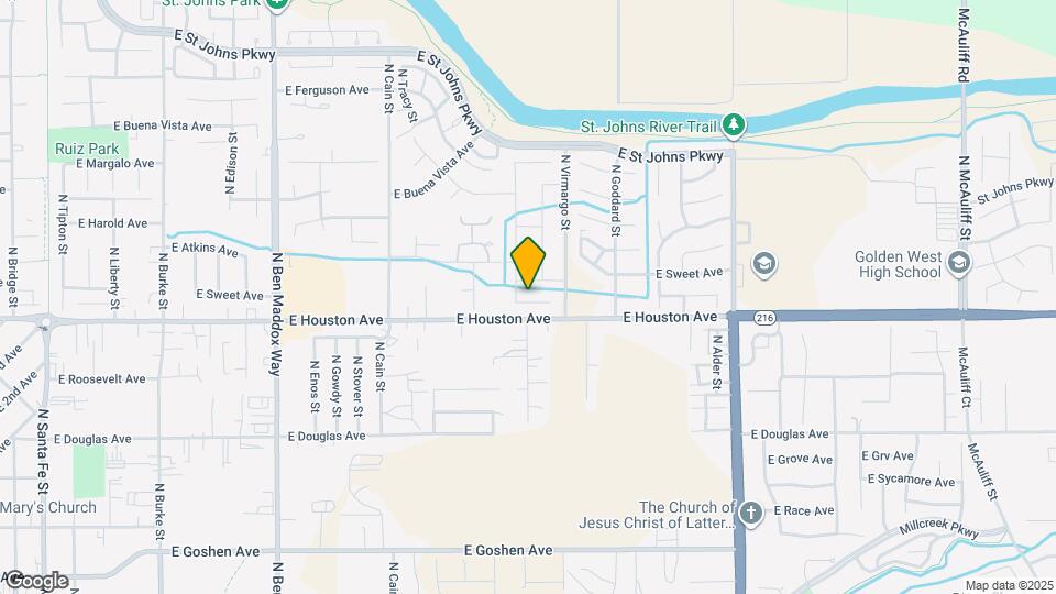 2134 E Delta Ct Map and Location Details