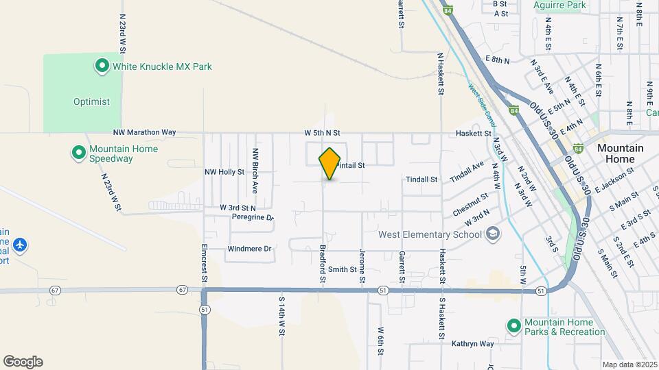 510 NW Bradford Ave, Unit A Map and Location Details