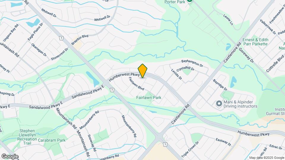 16 Vanwood Crescent Map and Location Details