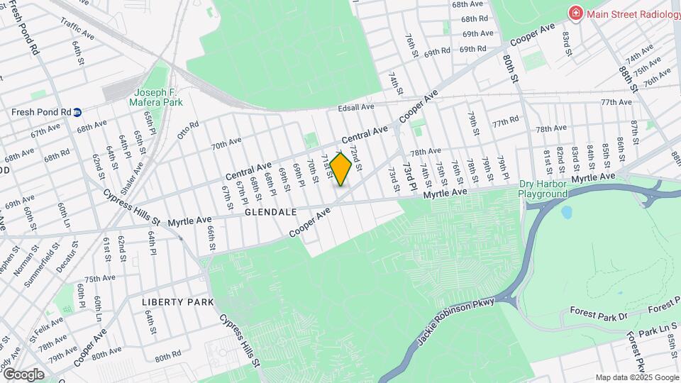 71-05 Cooper Ave Map and Location Details