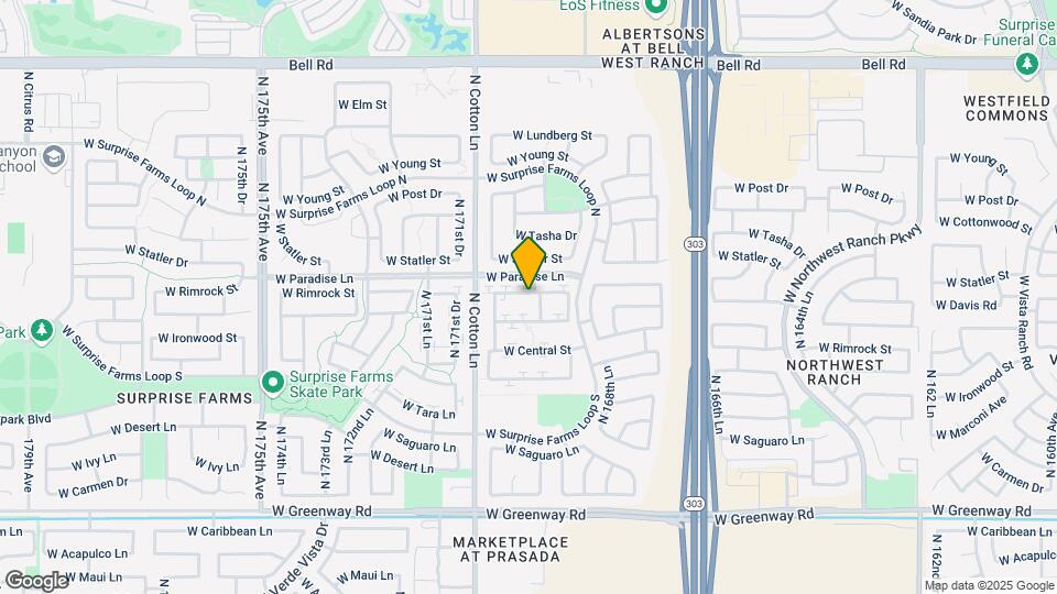 17005 W Rimrock St Map and Location Details