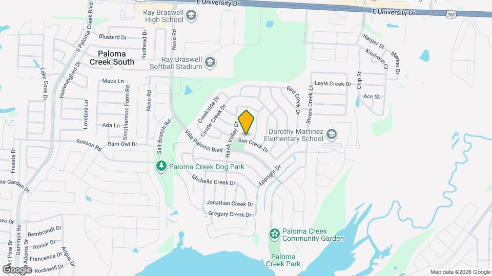 2401 Sun Creek Dr Map and Location Details