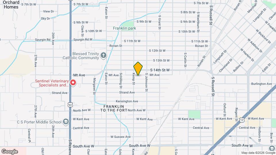 2025 Mount Ave Map and Location Details