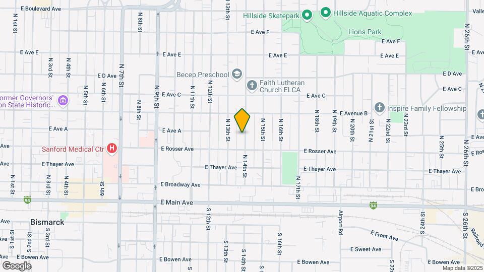 420 N 14th St Map and Location Details