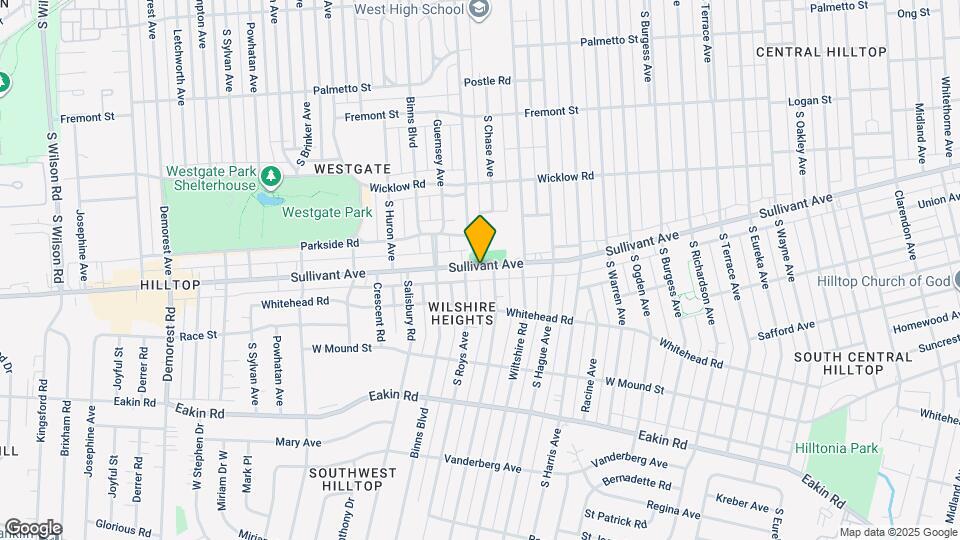 2909 Sullivant Ave Map and Location Details