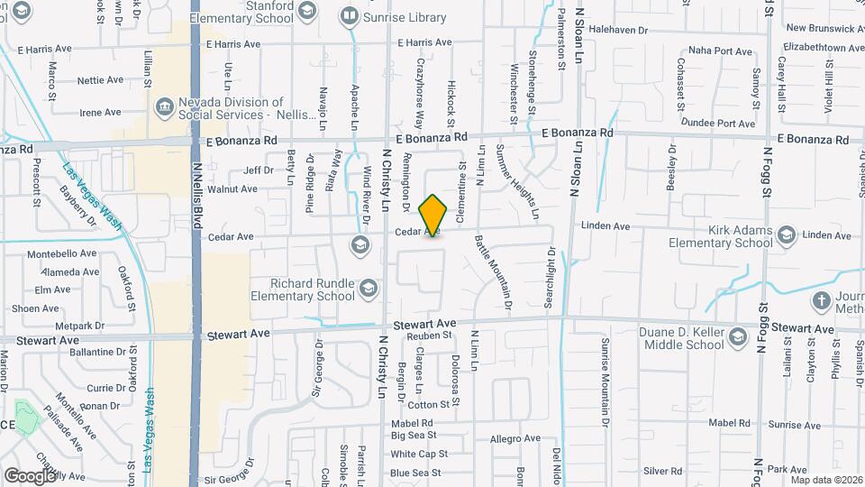 5582 Super Bowl Dr Mapa y Detalles de la Ubicación