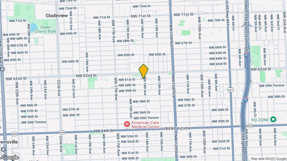 1400 NW 61st St Mapa y Detalles de la Ubicación