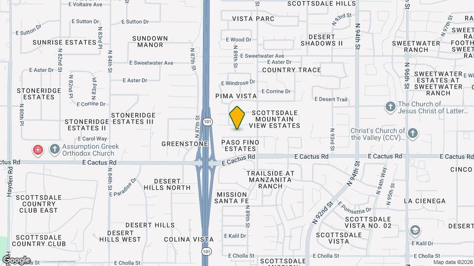 8902 E Ann Way Mapa y Detalles de la Ubicación