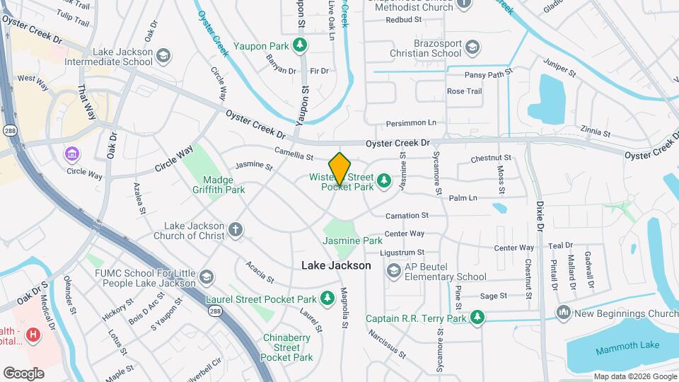 612 Winding Way St Map and Location Details