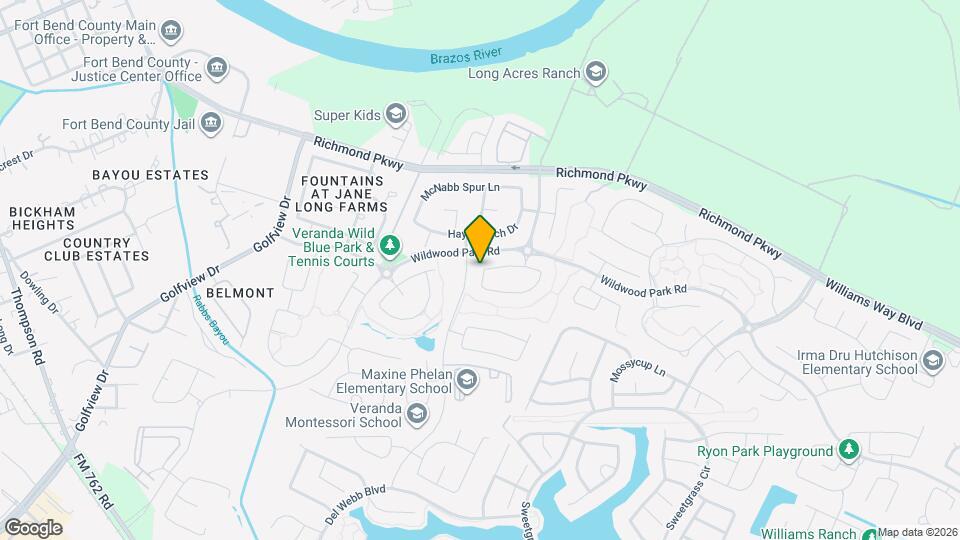 23606 Verge Sims Dr Map and Location Details