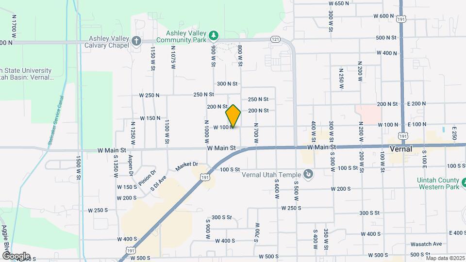 831 W 100 N Map and Location Details