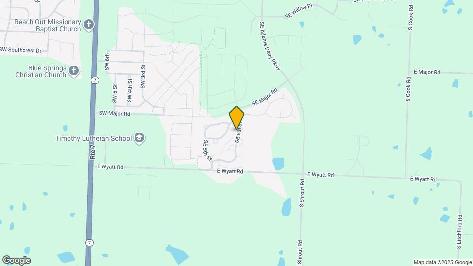 8109 SE 6th St Map and Location Details