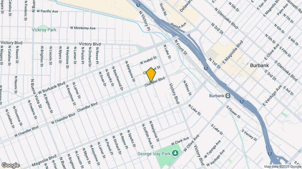 543 N LOMITA ST Mapa y Detalles de la Ubicación