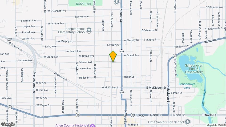 678 N McDonel St Map and Location Details