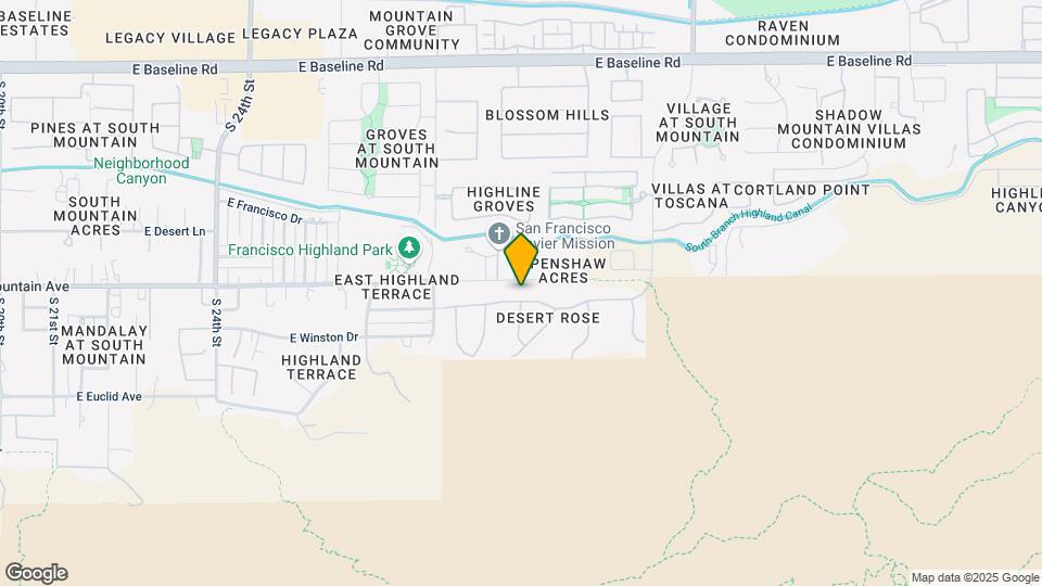 2922 E Caldwell St Map and Location Details