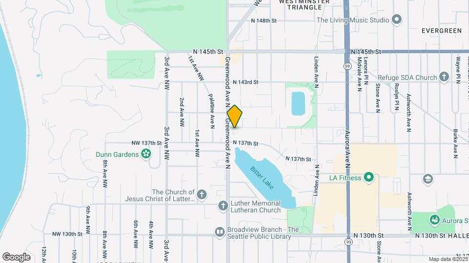 309 N 138th St Map and Location Details