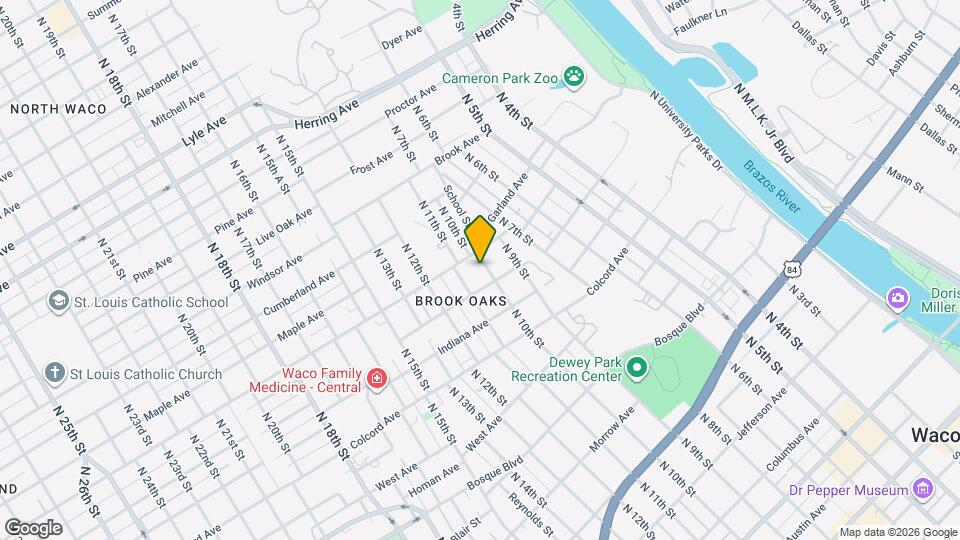 1608 N 10th St Map and Location Details