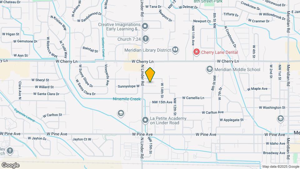 1508 W Elm Pl Map and Location Details