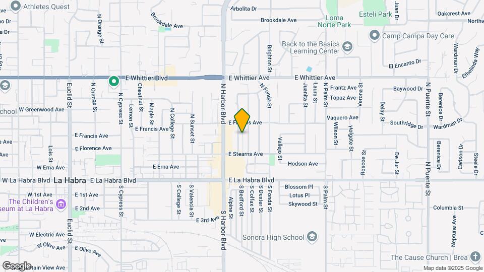 401 N. Bedford Street, La Habra, CA Mapa y Detalles de la Ubicación