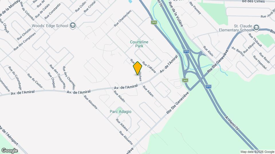 1771 Des Calèches Rue Map and Location Details