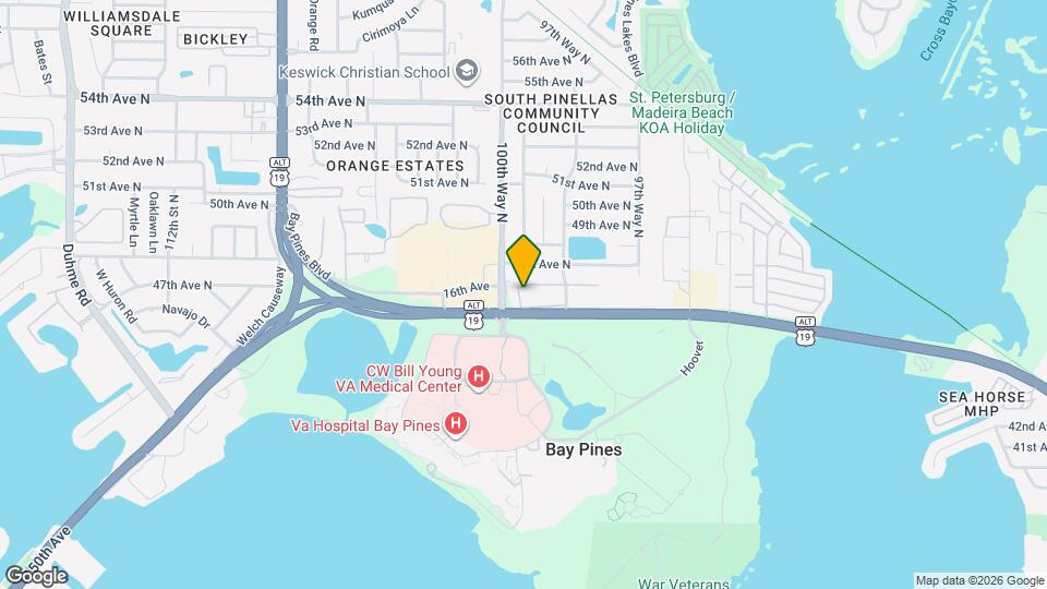 9950 47th Ave N Map and Location Details