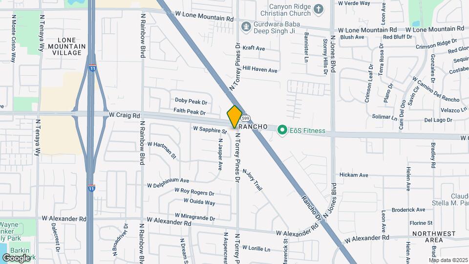 4325 N Amethyst Ave Map and Location Details