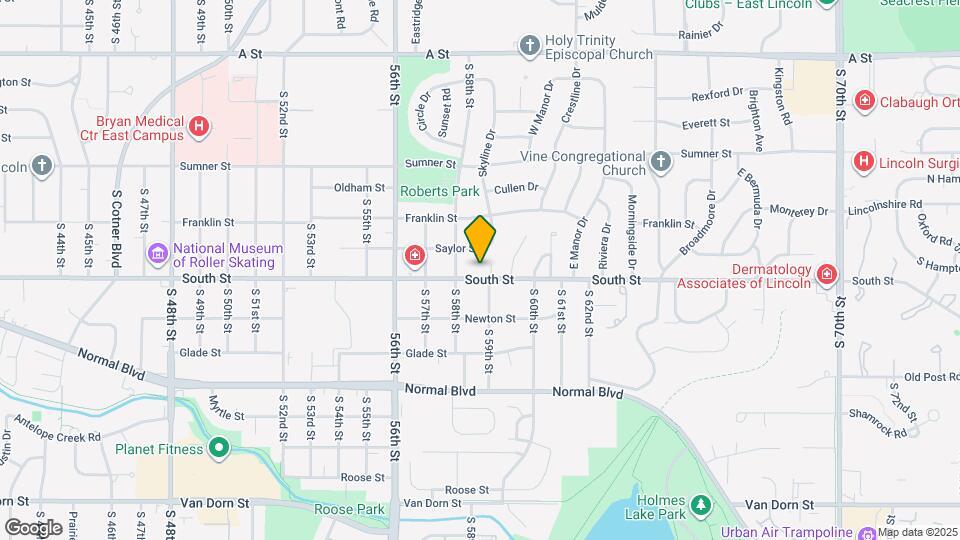 5844 South St Map and Location Details