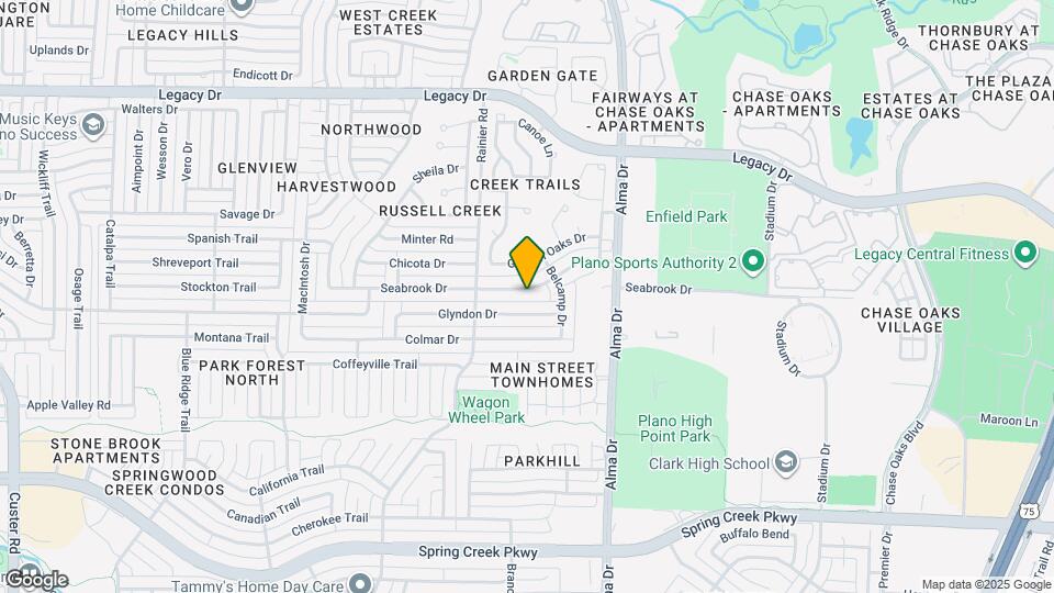 1116 Seabrook Dr Map and Location Details