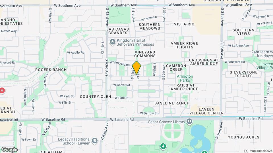 6834 S 40th Ln Mapa y Detalles de la Ubicación