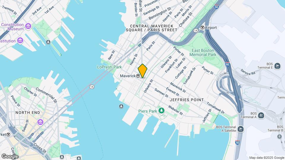 236 Sumner St, Unit 503 Map and Location Details