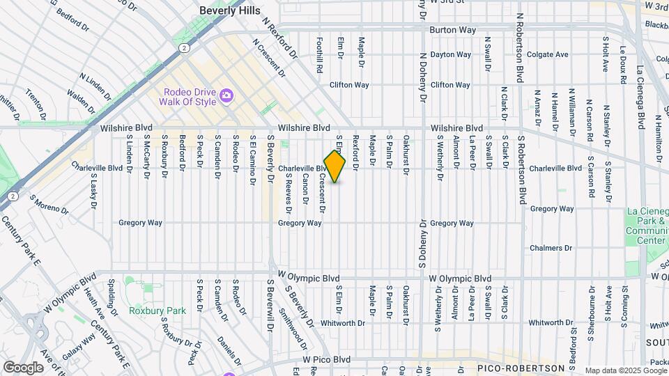 225 S Elm Dr Mapa y Detalles de la Ubicación