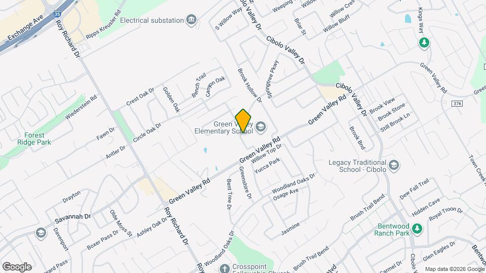 1604 Rolling Brook Ln Map and Location Details