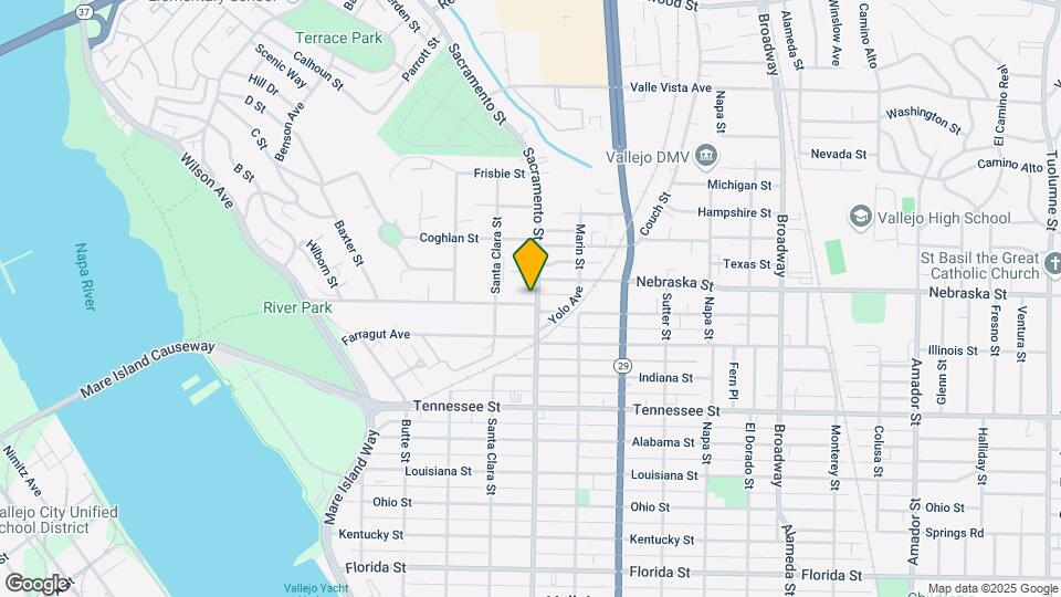 1701 Sacramento St Mapa y Detalles de la Ubicación