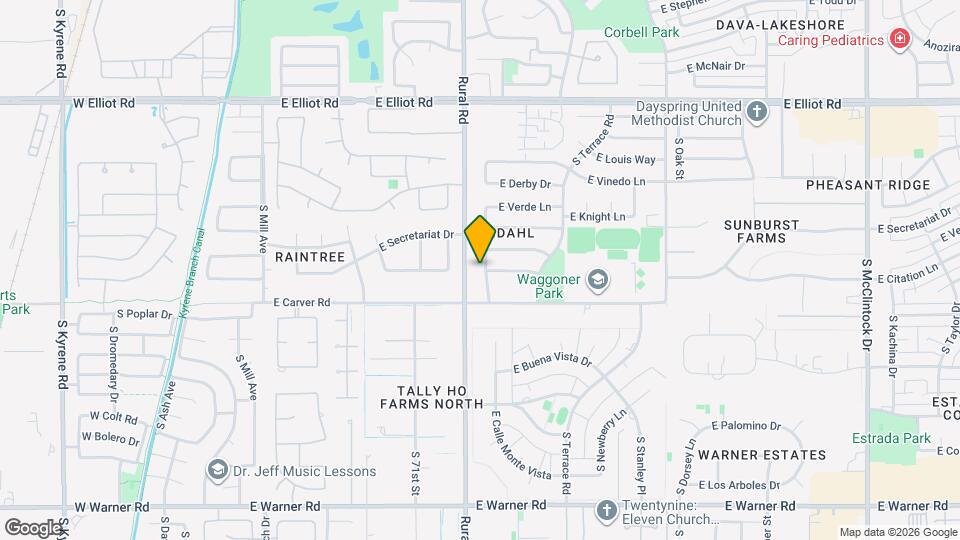 8134 S Jentilly Ln Map and Location Details