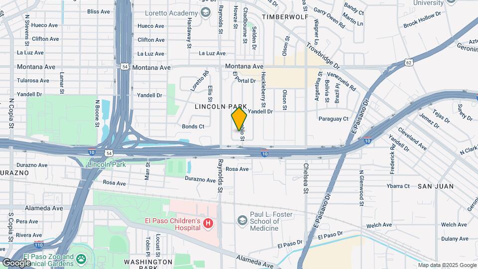 511 Pueblo St Map and Location Details