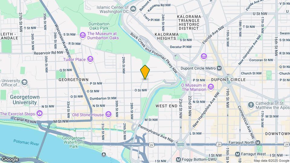2613 P St NW Map and Location Details