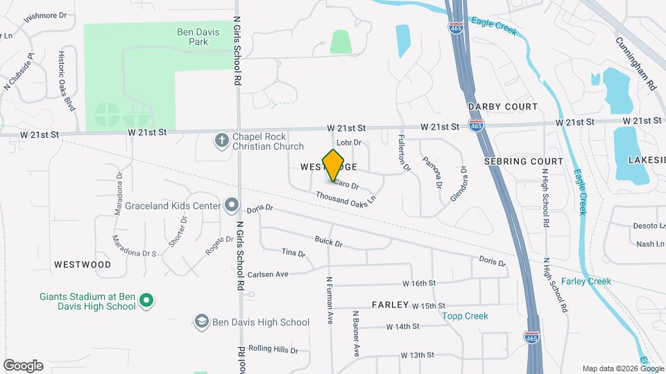 6941 Caro Dr Map and Location Details