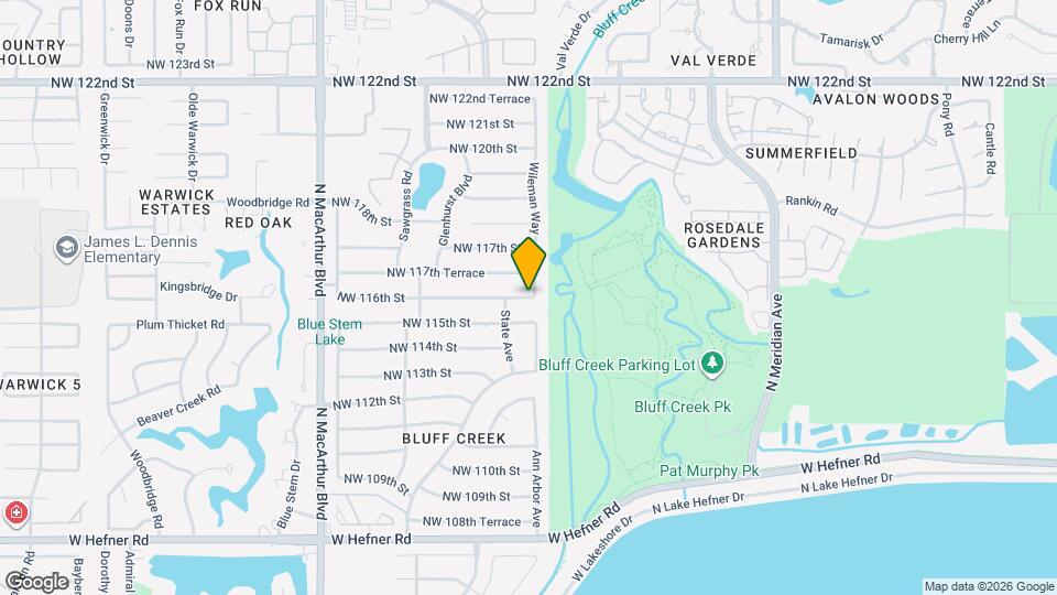 5216 NW 116th St Map and Location Details