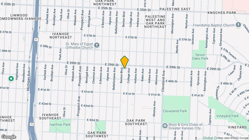 3911 Benton Blvd Map and Location Details