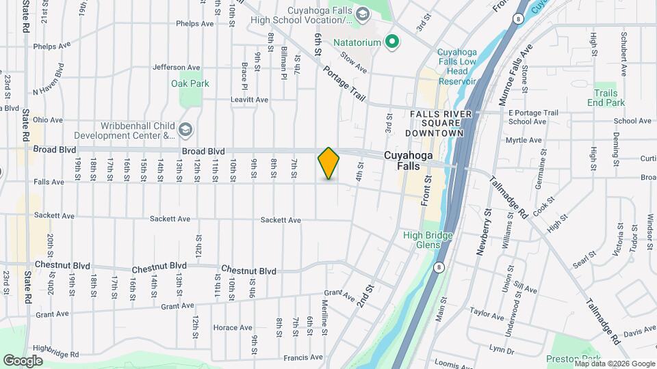 518 Stow Ave Map and Location Details