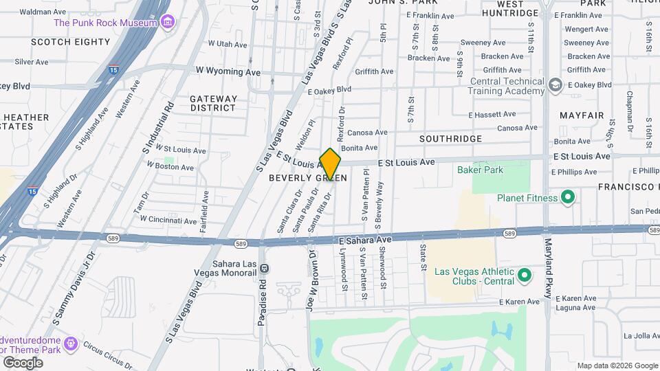 2104 Santa Rita Dr Map and Location Details