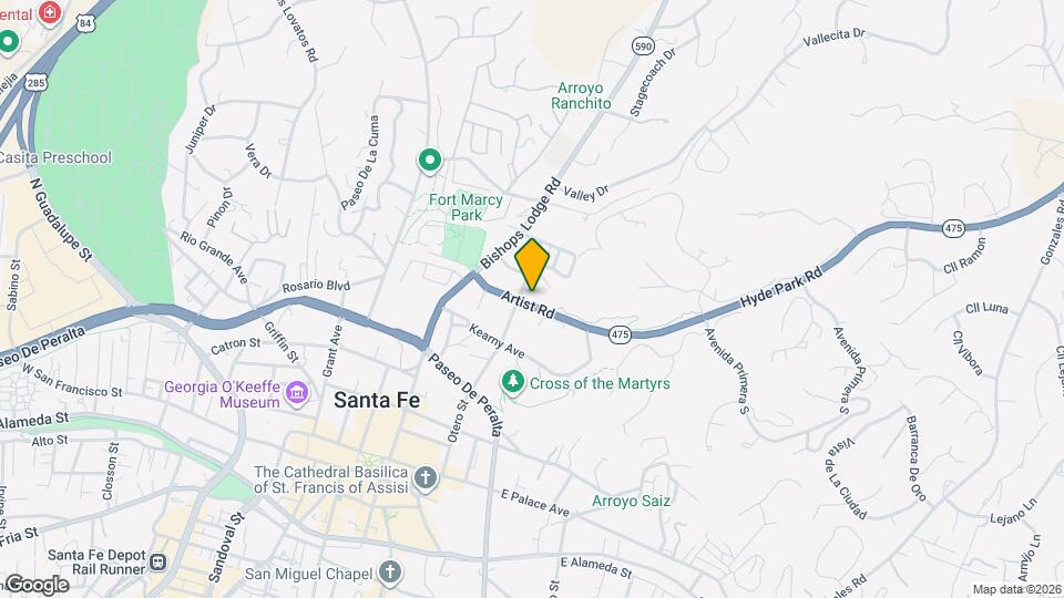 302 Artist Rd Mapa y Detalles de la Ubicación