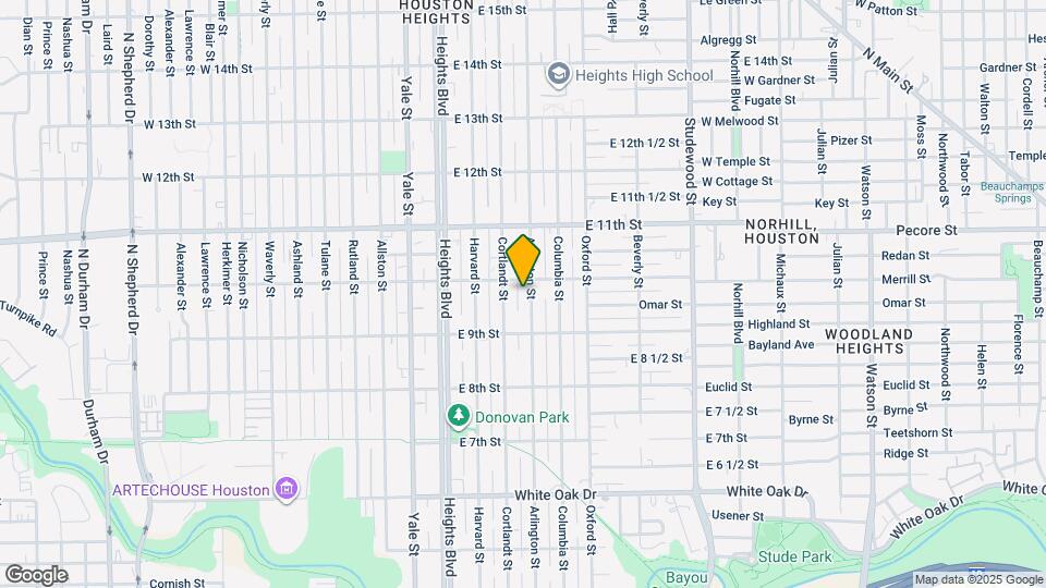 939 Arlington St Map and Location Details