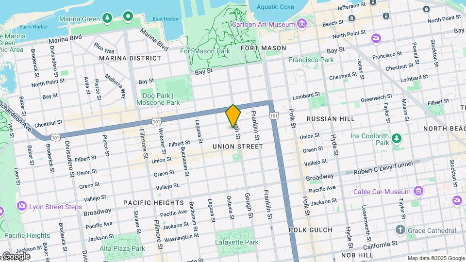 1714 Filbert St Mapa y Detalles de la Ubicación