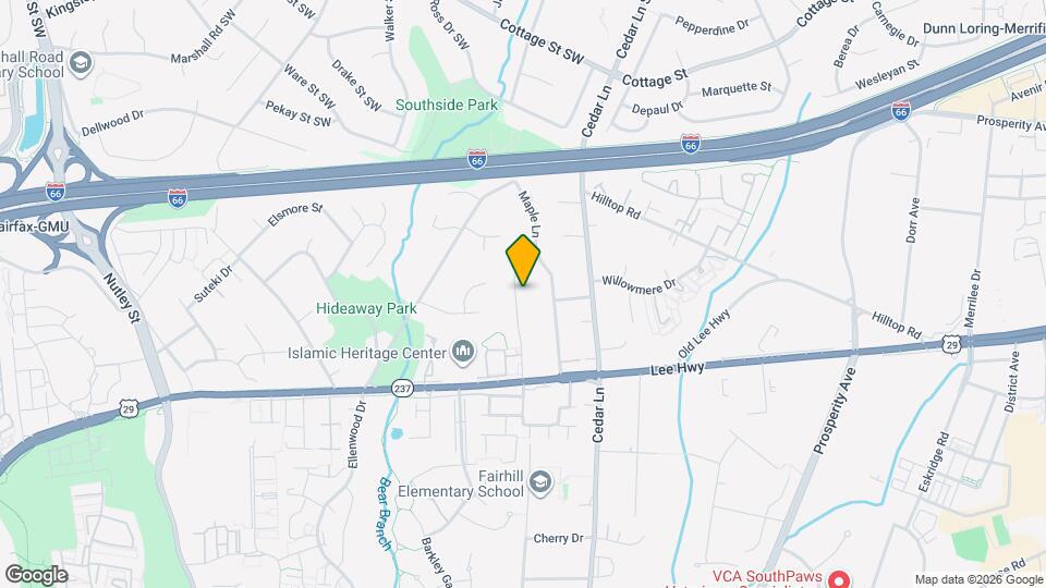 2839 Cedarest Rd Map and Location Details