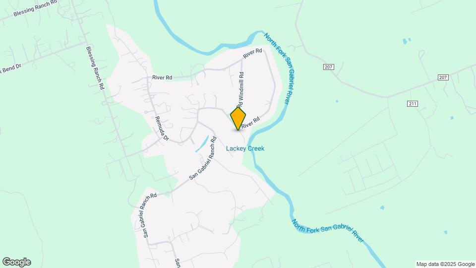 1611 San Gabriel Ranch Rd Map and Location Details